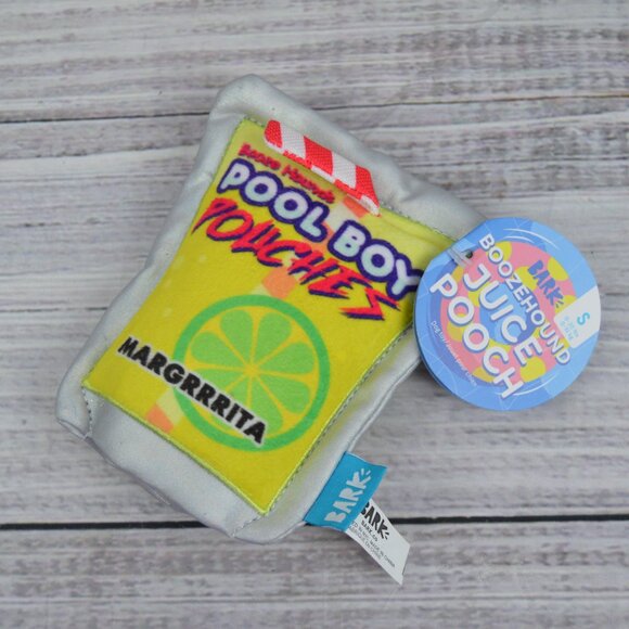 Bark Boozehound Juice Pooch Margrrrita Drink Pouch Small 0-20 lbs Dog Toy NWT - Picture 2 of 10
